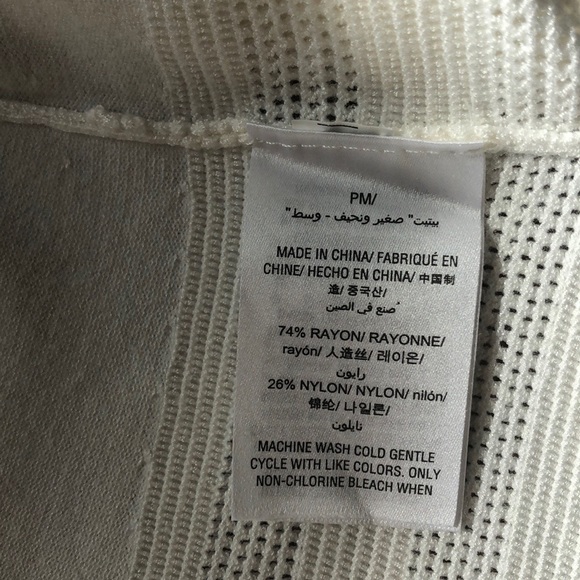 Charter club sweater off white Sz pm - Picture 5 of 7